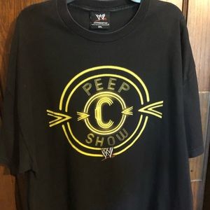 Authentic WWE Christian “Peep Show” T-shirt.
